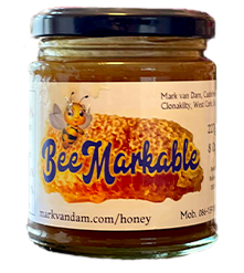 image of honey with pollen & propolis